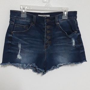 Denim shorts